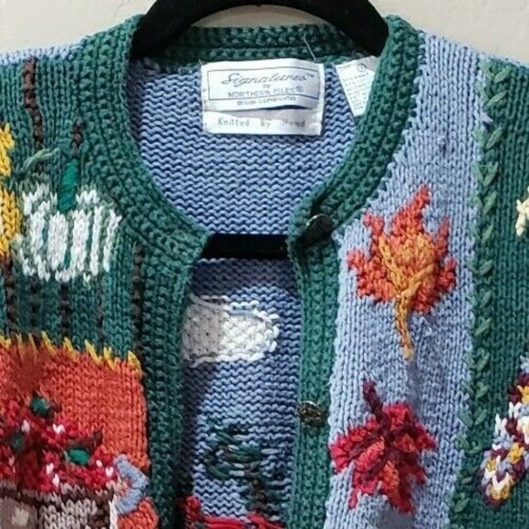 NORTHERN ISLES Small HANDKNIT THANKSGIVING Harvest - Picture 9 of 12